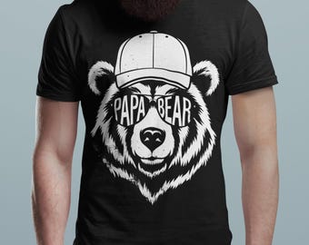 Men's T-Shirt Papa Bear - Dad Father's Day Father