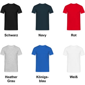 Herren T-Shirt Papa personalisiert mit Namen der Kinder Geburtsjahr Geschenk für Vater Vatertagsgeschenk Bild 6