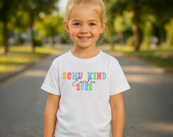 Spersonalizowana koszulka dla ucznia 2026 z imieniem, z okazji rozpoczęcia szkoły, pierwszoklasisty, ukończenia przedszkola