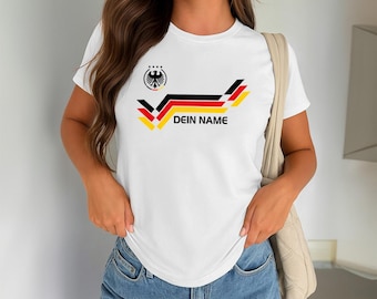 Maglia da calcio personalizzata della Germania per i Mondiali 2026, Campionato Europeo, T-shirt da donna.