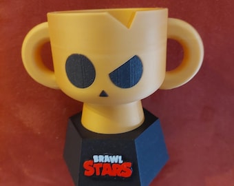 Trophée d'inspiration Brawl Star imprimé en 3D