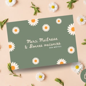 Downloadable Mistress Thank You Card - Daisy Collection