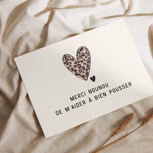 Downloadable Nanny Thank You Card - Graou Collection