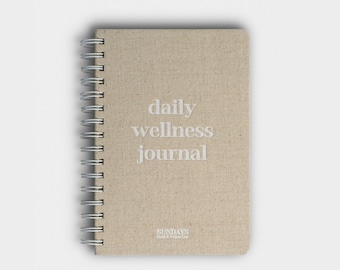 journal quotidien de bien-être par SUNDAYS Health & Wellness Club | Journal de gratitude, Journal de pleine conscience, Journal de gratitude (anglais)