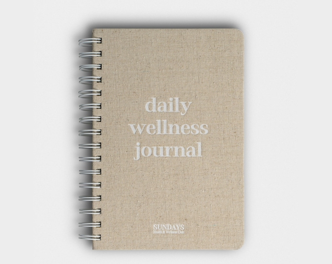 daily wellness journal by SUNDAYS Health & Wellness Club | Gratitude Journal, Mindfulness Journal, Gratitude Journal (English)