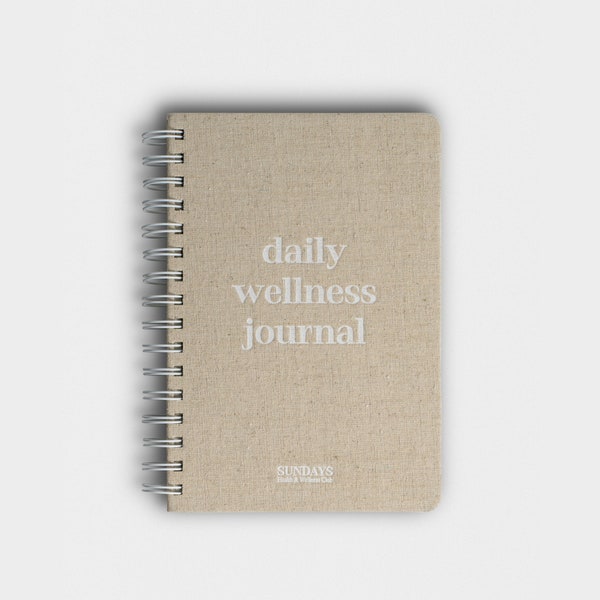 daily wellness journal by SUNDAYS Health & Wellness Club | Dankbarkeitstagebuch, Achtsamkeitstagebuch, Gratitude Journal (Englisch)