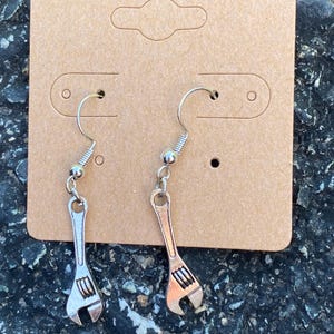 Wrench Earrings | Tool Earrings | Quirky Earrings | Unique Earrings | Boy Mom earrings | boy mom gifts | Gifts for her | holiday gifts