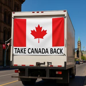 Take Canada Back - 180x90/120x60cm – Banner w/ The Canadian flag and a Strong Message