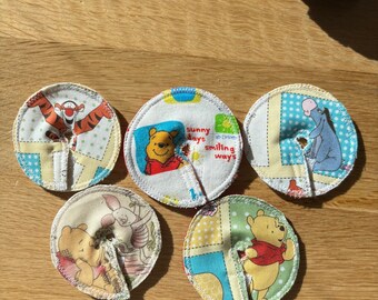 Feeding tube pad set of 5 - Winnie the Pooh