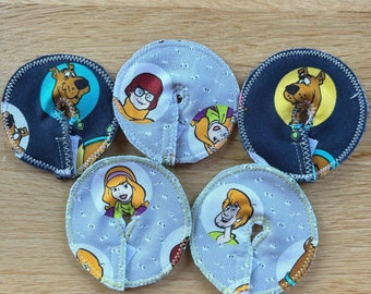 Feeding tube pad set of 5 - Scooby Doo