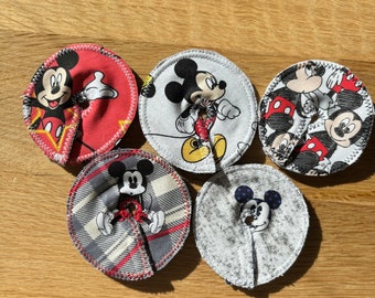 Feeding tube pad set of 5- Mickey Mouse