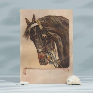 Horse Vintage Illustration,Vintage Animal Art Print, Antique Horse Sketch Art,Digital Wall Art Print, Digital Download