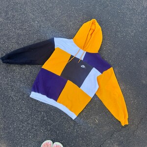 Reworked Hoodie / Upcycled Sweatshirt / Secondhand Clothing / Sustainable  / Patchwork / Custom / Recycle / Women's Clothes / Apparel