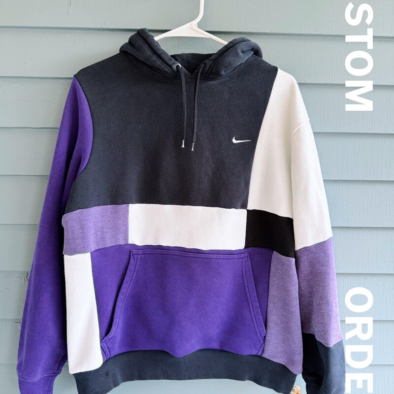 Patchwork Hoodie Etsy