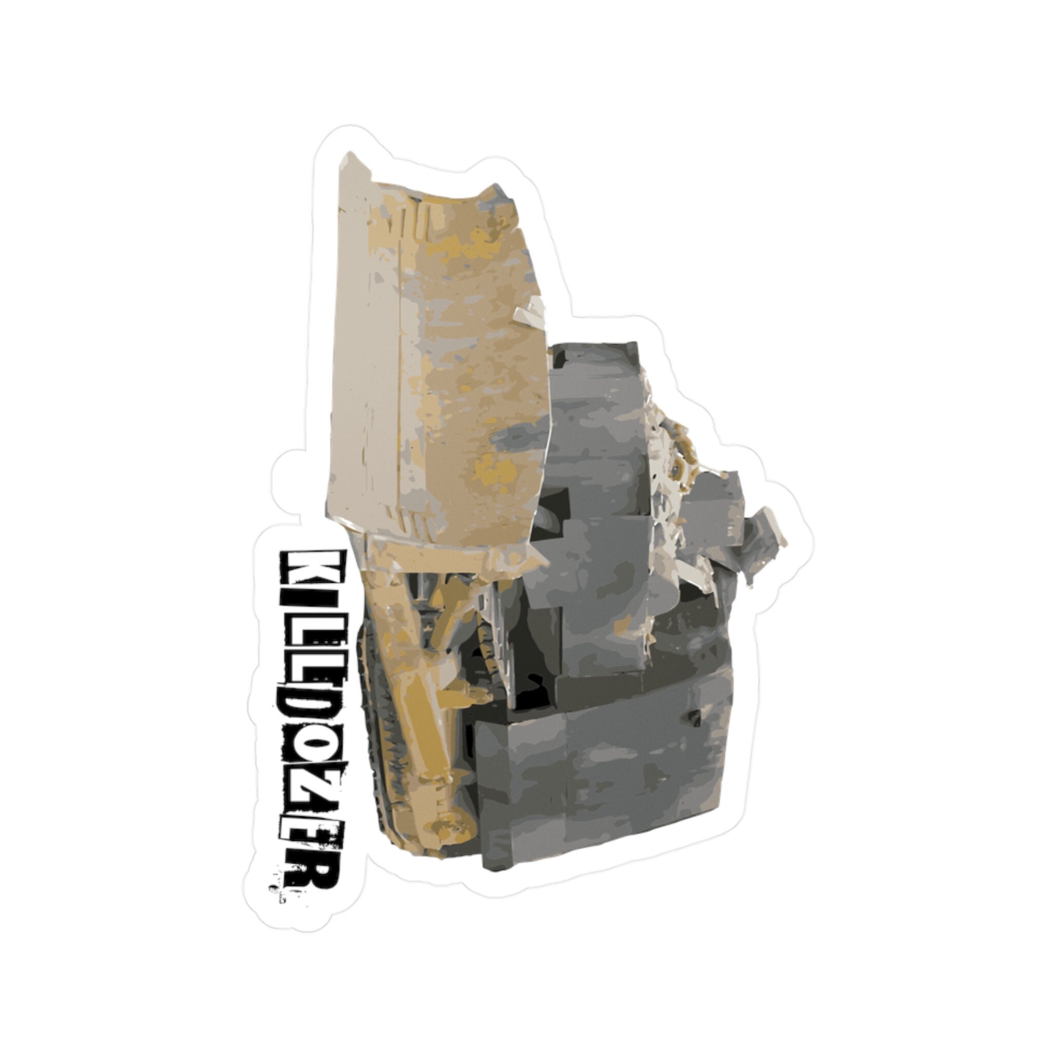 Killdozer Kiss-cut Vinyl Decals - Etsy