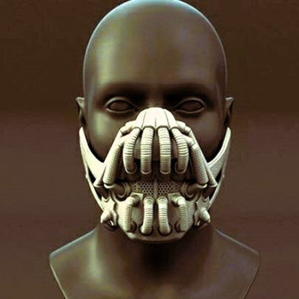 Bane Mask,3D File, 3D Model, Diorama,Print, Printing file, 3D printer, printing toy, Statue, Figure