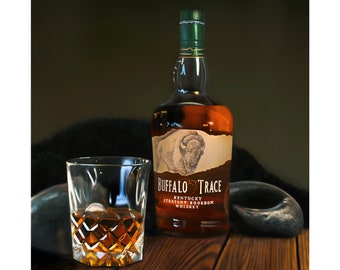 Whiskey Bourbon Fine Art Print, „Buffalo Trace”