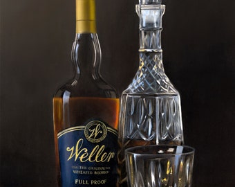 Whiskey Bourbon Fine Art Print, "Weller"