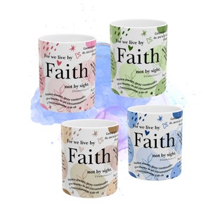 Bible Verse Mug, Christian Coffee Mug, Religious Gift, Unique Gift with Bible Verse for Coffee Lover, Inspirational Bible Verse Mug Gift