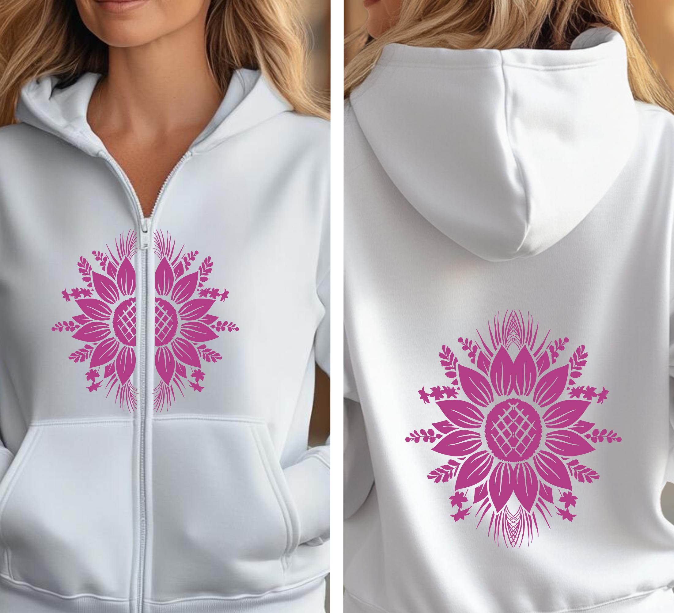 Floral Hoodie With Zipper - Etsy Floral Hoodie With Zipper - Etsy