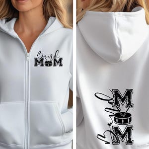 Band Mom Zip Hoodie Sweatshirt/Womens Band Sports Hooded Jacket/Gift For Band Mom/Band Mom Shirt Jacket/Band Mom Gift