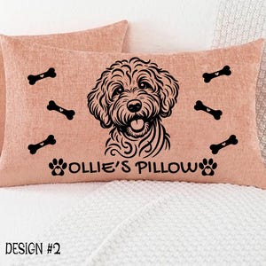 Goldendoodle Pillow Cover/Gift For Dog Pillow Cover/Goldendoodle Dog Lover Gift/Pillow Cover For Dog Bed/Gift For Goldendoodle Lover Mom Dad