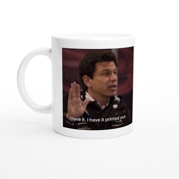 Toto wolff meme, je l'ai imprimé - Mug en céramique