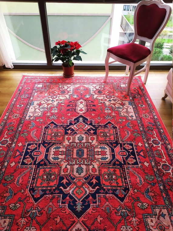 35×109 \"Pretty women”ViNTAGE TURKiSH RUG 5' x 9' - Vintage Turkish Area Rug, Beige - Cirilyn | Kuden Rugs