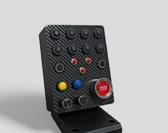 BBX_02C Botones USB PC Simracing Assetto Corsa, ETS, Euro Truck Simulator 22 función