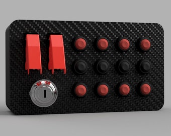 Buttonbox USB PC Simracing Assetto Corsa 19 función