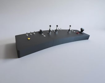 Controlador de tren, simulador de tren, botonera, panel de control de modelismo ferroviario para PC, USB