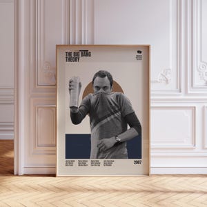 VINTAGE INSPIRED Tv Print, Retro Film Druck, Midcentury Modern, Retro TV-Serie Poster, Minimale Filmkunst, Individuelles Filmplakat, Filmplakat