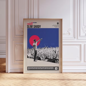 VINTAGE INSPIRED Print, Retro Music Print, Music Poster, Midcentury Modern, Album Cover Poster, Minimal Music Art, Custom Music Poster