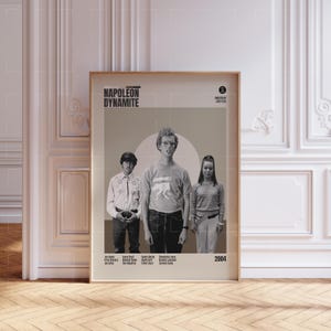 VINTAGE INSPIRED Filmdruck, Retro Filmdruck, Midcentury Modern, Retro TV-Serienplakat, Minimale Filmkunst, Filmplakat individuell, Filmplakat