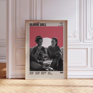 VINTAGE INSPIRED Tv Print, Retro Movie Print, Midcentury Modern, Retro TV Show Poster, Minimal Movie Art, Custom Movie Poster, Film Poster