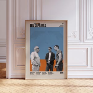 VINTAGE INSPIRED Filmdruck, Retro Filmdruck, Midcentury Modern, Retro TV-Serienplakat, Minimale Filmkunst, Filmplakat individuell, Filmplakat
