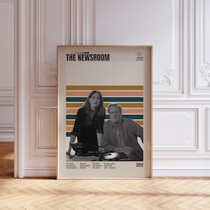VINTAGE INSPIRED Tv Print, Retro Film Druck, Midcentury Modern, Retro TV-Serie Poster, Minimale Filmkunst, Individuelles Filmplakat, Filmplakat