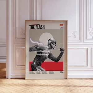 VINTAGE INSPIRED Tv Print, Retro Movie Print, Midcentury Modern, Retro TV Show Poster, Minimal Movie Art, Custom Movie Poster, Film Poster