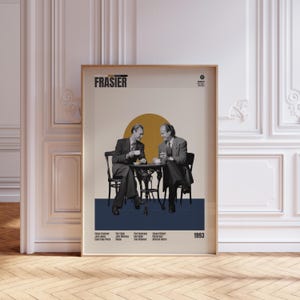 VINTAGE INSPIRED Tv Print, Retro Movie Print, Midcentury Modern, Retro TV Show Poster, Minimal Movie Art, Custom Movie Poster, Film Poster