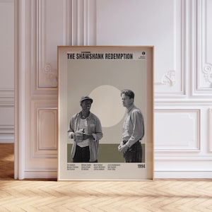VINTAGE INSPIRED Movie Print, Retro Movie Print, Midcentury Modern, Retro TV Show Poster, Minimal Movie Art, Custom Movie Poster,Film Poster