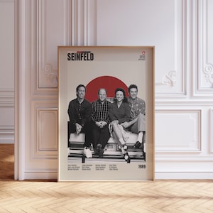 VINTAGE INSPIRED Tv Print, Retro Movie Print, Midcentury Modern, Retro TV Show Poster, Minimal Movie Art, Custom Movie Poster, Film Poster