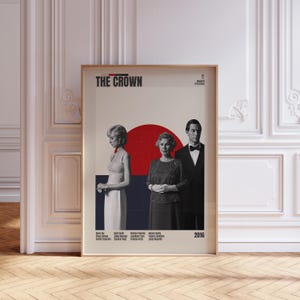 VINTAGE INSPIRED Tv Print, Retro Movie Print, Midcentury Modern, Retro TV Show Poster, Minimal Movie Art, Custom Movie Poster, Film Poster