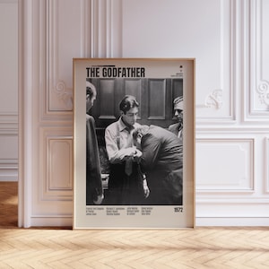 VINTAGE INSPIRED Movie Print, Retro Movie Print, Midcentury Modern, Retro TV Show Poster, Minimal Movie Art, Custom Movie Poster,Film Poster