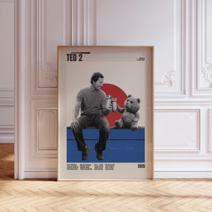 VINTAGE INSPIRED Movie Print, Retro Movie Print, Midcentury Modern, Retro TV Show Poster, Minimal Movie Art, Custom Movie Poster,Film Poster