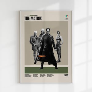 VINTAGE INSPIRED Movie Print, Retro Movie Print, Midcentury Modern, Retro TV Show Poster, Minimal Movie Art, Custom Movie Poster,Film Poster