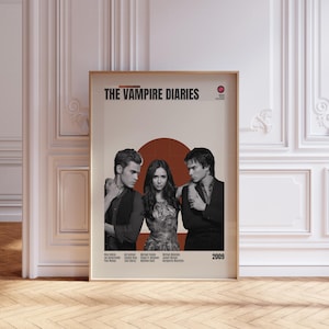 VINTAGE INSPIRED Tv Print, Retro Movie Print, Midcentury Modern, Retro TV Show Poster, Minimal Movie Art, Custom Movie Poster, Film Poster