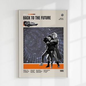 VINTAGE INSPIRED Movie Print, Retro Movie Print, Midcentury Modern, Retro TV Show Poster, Minimal Movie Art, Custom Movie Poster,Film Poster