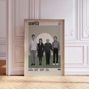 VINTAGE INSPIRED Tv Print, Retro Movie Print, Midcentury Modern, Retro TV Show Poster, Minimal Movie Art, Custom Movie Poster, Film Poster