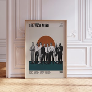 VINTAGE INSPIRED Tv Print, Retro Movie Print, Midcentury Modern, Retro TV Show Poster, Minimal Movie Art, Custom Movie Poster, Film Poster