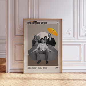 VINTAGE INSPIRED Tv Print, Retro Film Druck, Midcentury Modern, Retro TV-Serie Poster, Minimale Filmkunst, Individuelles Filmplakat, Filmplakat